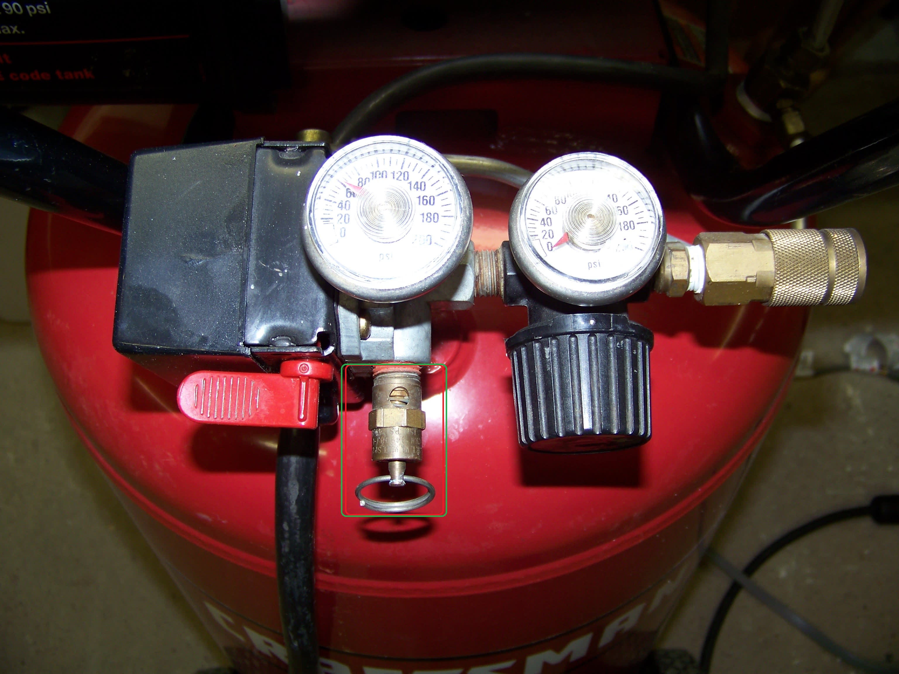 Craftsman compressor regulator discount