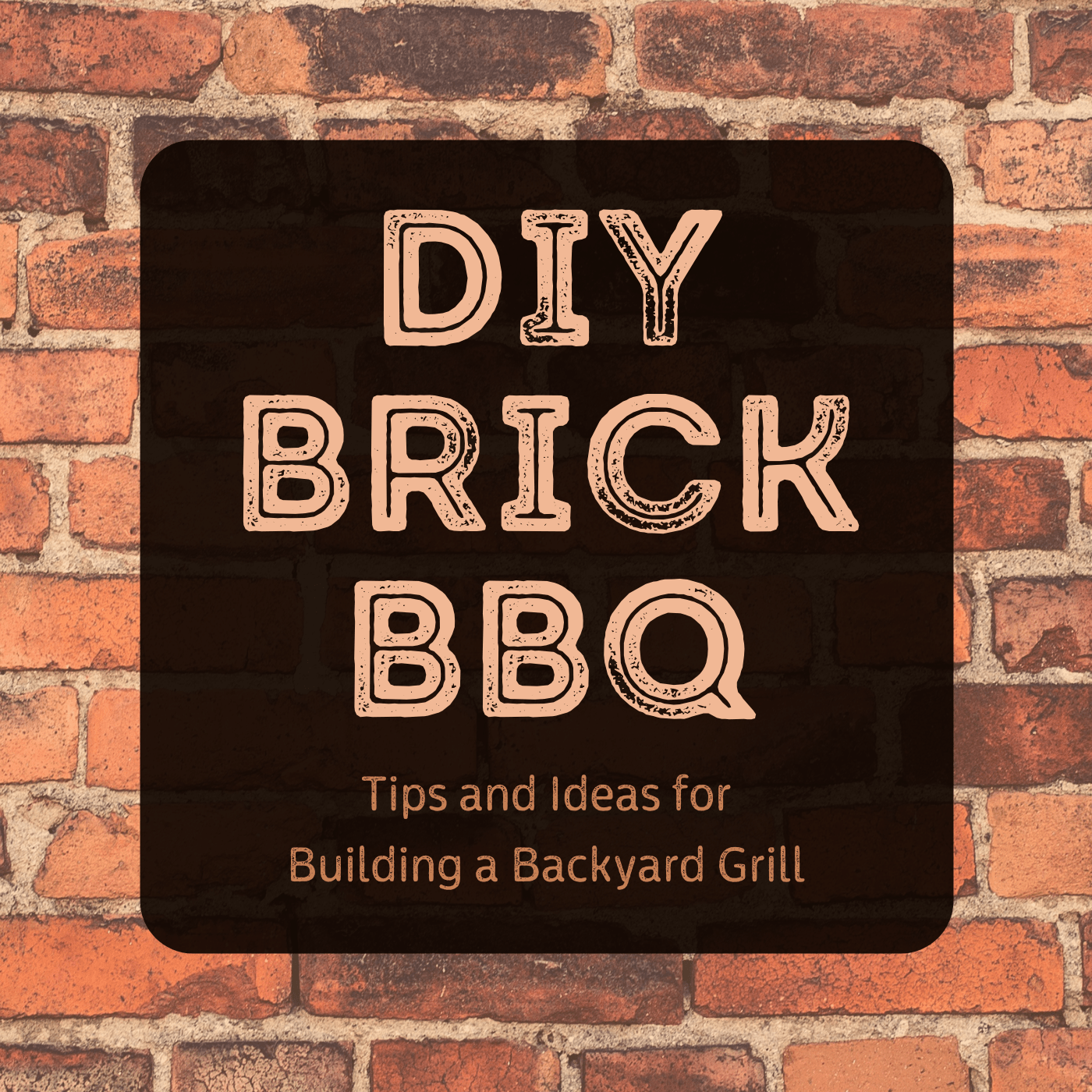 How to Build an Outdoor Brick BBQ Grill (DIY) - Dengarden, image size:1400x1400